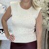Camisola s/ Mangas Bege